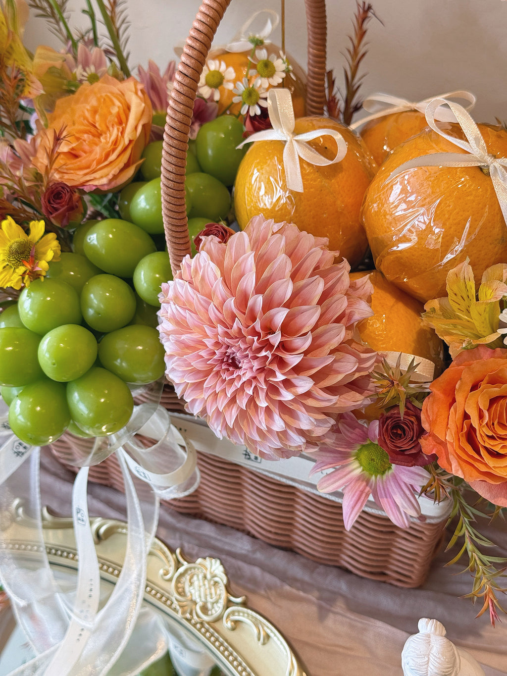 Sunray Bloom Basket 🍊